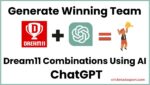 free dream11 team combination generator how to use